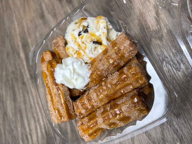 Churros/Ice Cream.