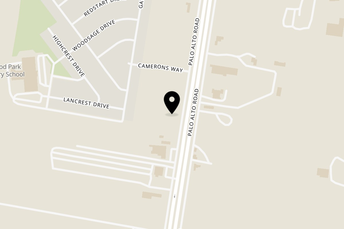 Map showing the location of Taquitos El Jefe on 11435 Palo Alto Rd in San Antonio